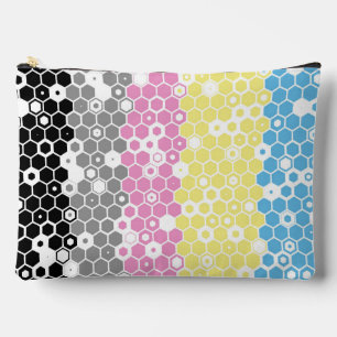 Funky geometrische Mod-Abstrakte Polygender-Stolzf Zubehörtasche