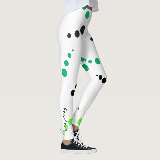 Funky Geometry Abstract Art Fearless Leggings (Rechts)