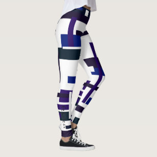 Funky Geometry Abstrakt Art Fearless Leggings
