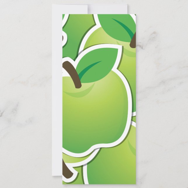 Funky green Apples (Vorderseite)