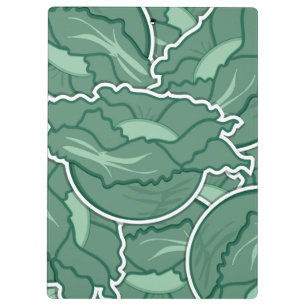 Funky green cabbage klemmbrett