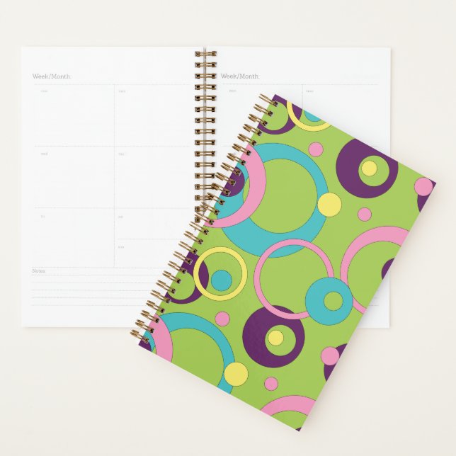 Funky Green Circles Planer (Anzeige)