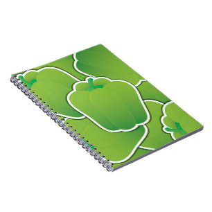 Funky green Pfeffer Notizblock