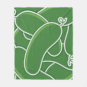 Funky-Gurke Fleecedecke