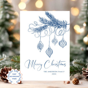 Funky Hand Drawn Scribble Retro Weihnachten