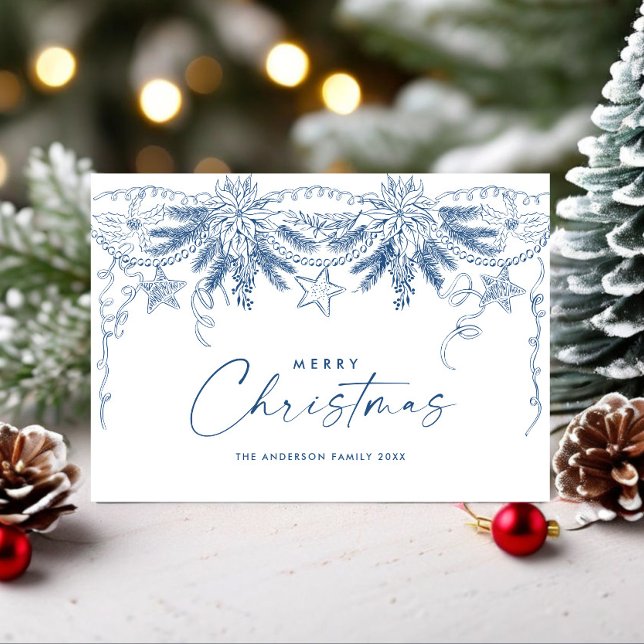 Funky Hand Drawn Scribble Retro Weihnachten (Von Creator hochgeladen)