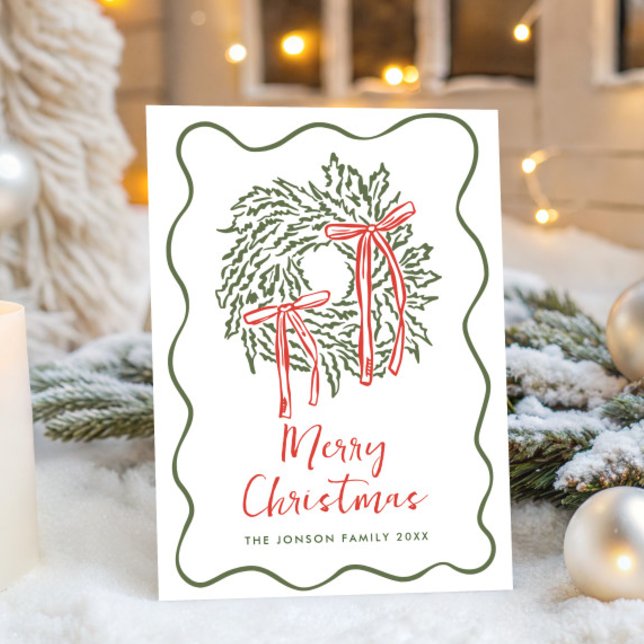 Funky Hand Drawn Scribble Retro Weihnachten (Von Creator hochgeladen)