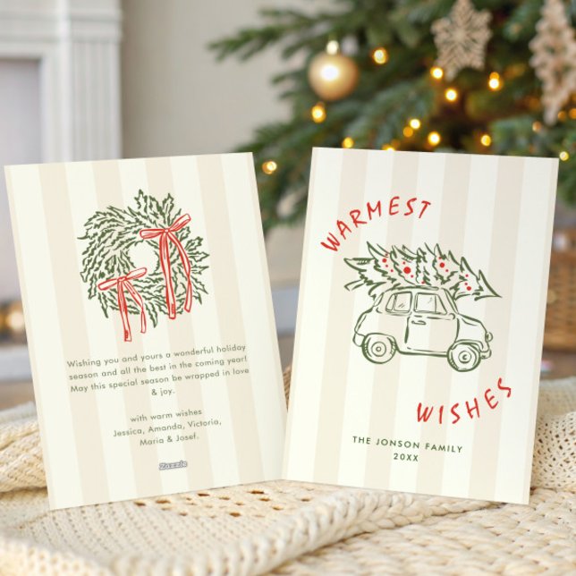 Funky Hand Drawn Scribble Retro Weihnachten (Von Creator hochgeladen)