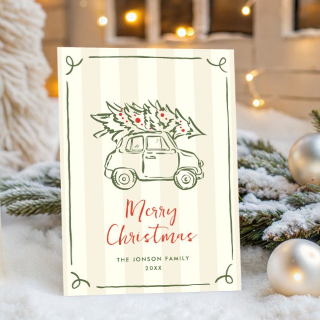Funky Hand Drawn Scribble Retro Weihnachten (Von Creator hochgeladen)