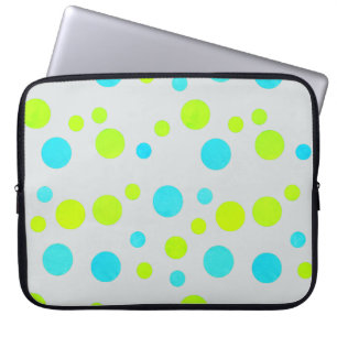 Funky Happy Bubbles Colorful Laptop Sleeve