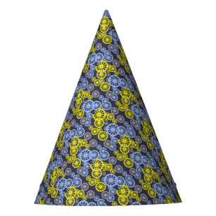 Funky Happy Rad Kreis Muster Produkt Partyhütchen