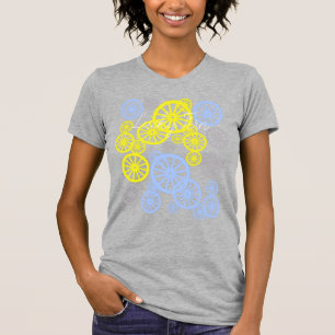 Funky Happy Wheel Muster T-Shirt