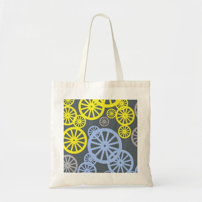 Funky Happy Wheel Muster Tragetasche (Vorne)