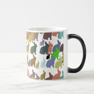 Funky Häschen-Geschenk-Tasse Verwandlungstasse