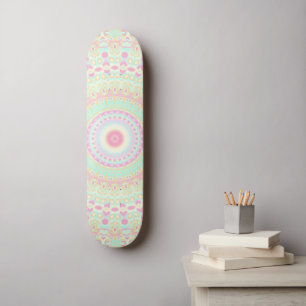 Funky Hippie Mandala Skateboard