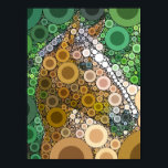 Funky Horcles Bubbles Moderne Kunst Poster<br><div class="desc">Funky Horse Circles Bubbles Moderne Kunst "Pferdegeschenke" "Pferdegesicht" "Geschenke für Pferdefreunde" "Pferderkreiskunst" "Pop Art" "modern" "Retro" "funky" "cool" "grün und braun"</div>
