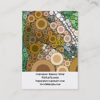 Funky Horcles Bubbles Moderne Kunst Visitenkarte