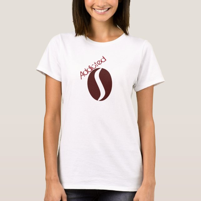 Funky Kaffeebohne T-Shirt (Vorderseite)