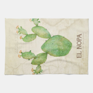 Funky Kakteen Print Water Color Teetuch Geschirrtuch