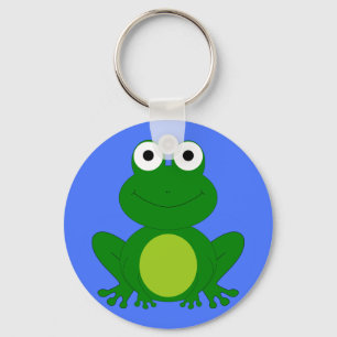 Funky kleiner Froschteich Schlüsselanhänger