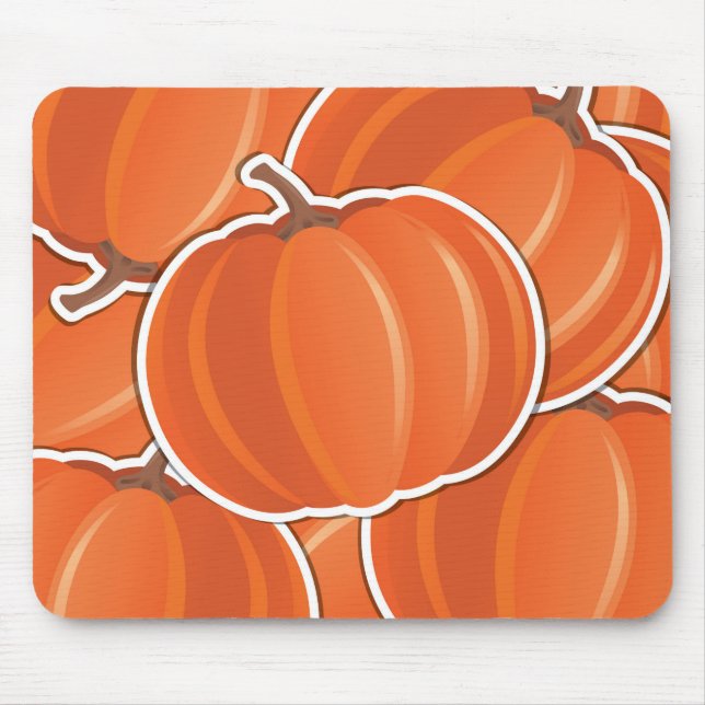 Funky Kürbis Mousepad (Vorne)
