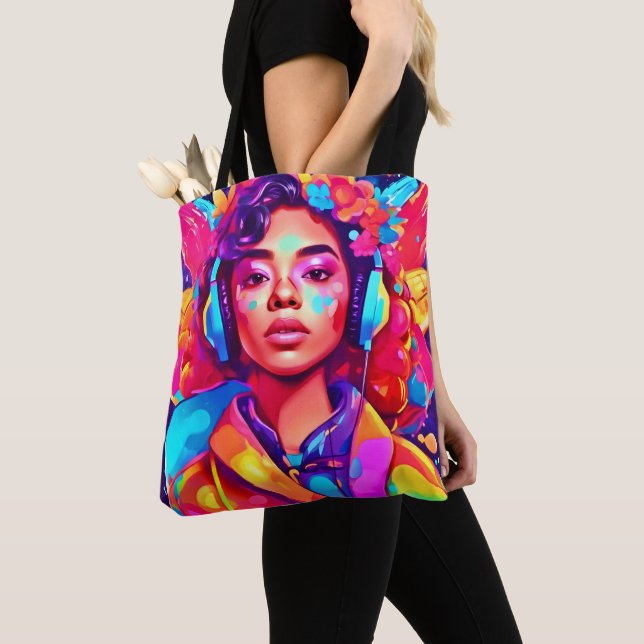 Funky Lady Digital Artwork (Von Nahem)