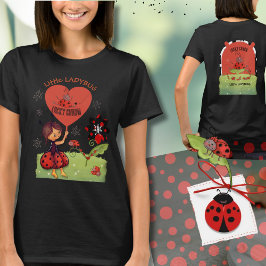 Funky Ladybug Garden Baby Shower Winner's Prize T-Shirt