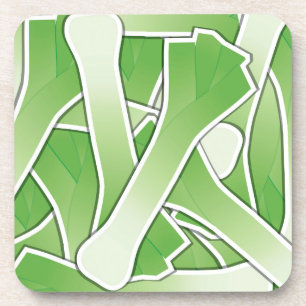 Funky leek untersetzer