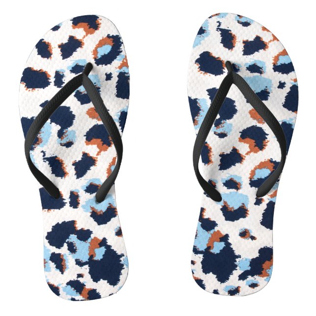 Funky Leopard Patterns Tierpark California Flip Flops (Fußbett)