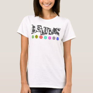 Funky Letters Belarus Б л а у е с р ь T - Shirt T-