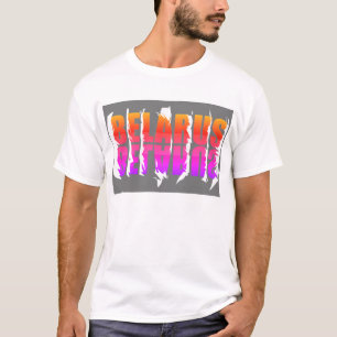 Funky Letters Belarus Б л а у е с р ь T - Shirt T-