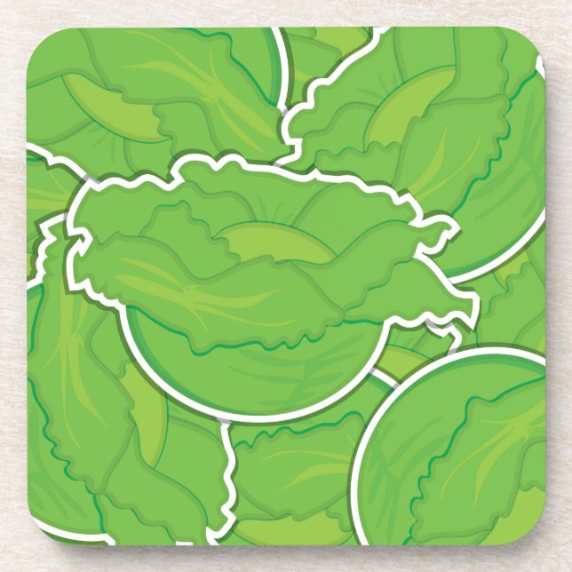 Funky lettuce untersetzer (Vorderseite)