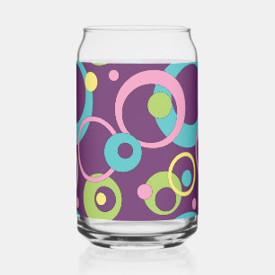 Funky lila Kreise Dosenglas