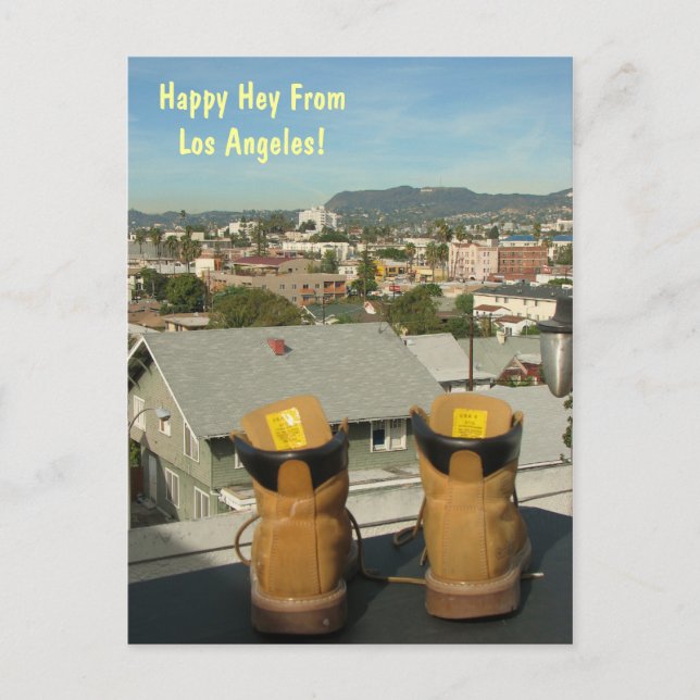 Funky Los Angeles Postcard! Postkarte (Vorderseite)
