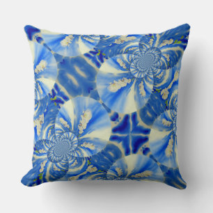 Funky lustige Orchideen-Aquarell-Surrealismus-Male Kissen