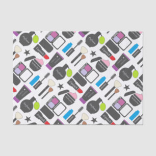 Funky Makeup Collage Seidenpapier