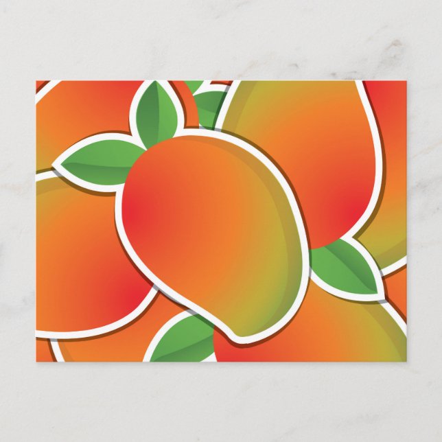 Funky Mango Postkarte (Vorderseite)