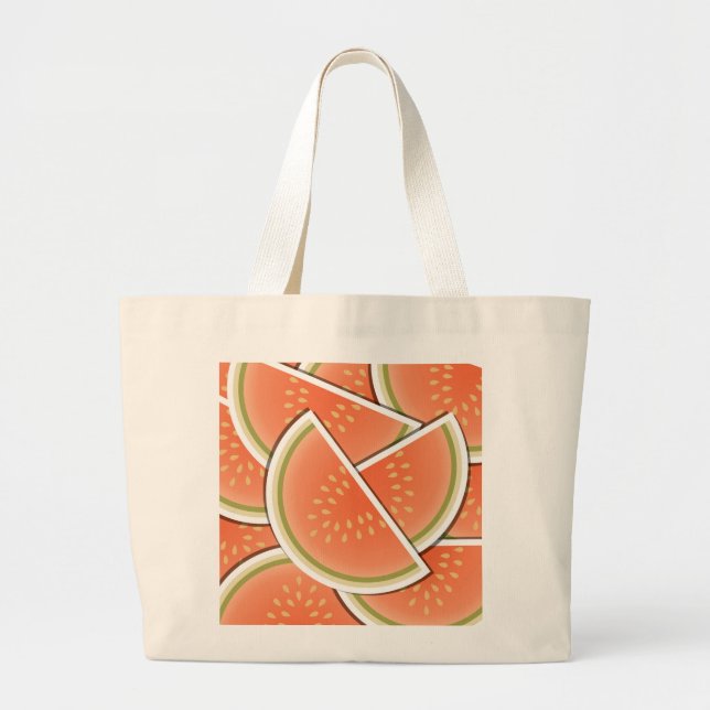 Funky Melone Keile Jumbo Stoffbeutel (Vorne)