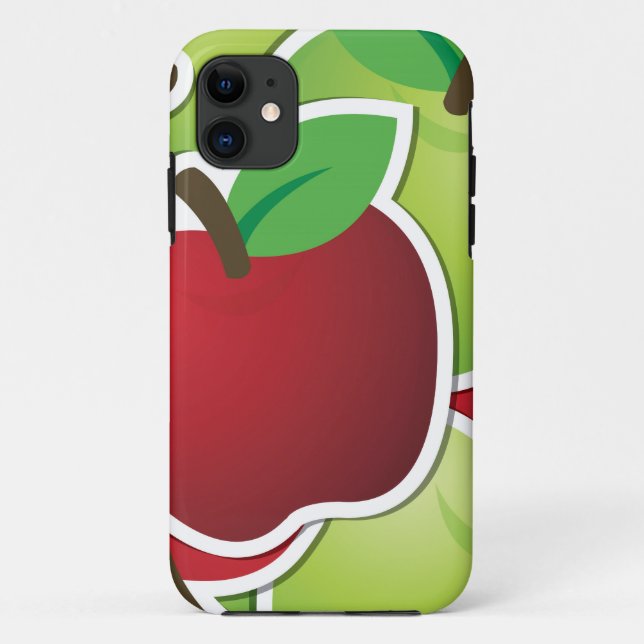 Funky mixed apples Case-Mate iPhone hülle (Rückseite)