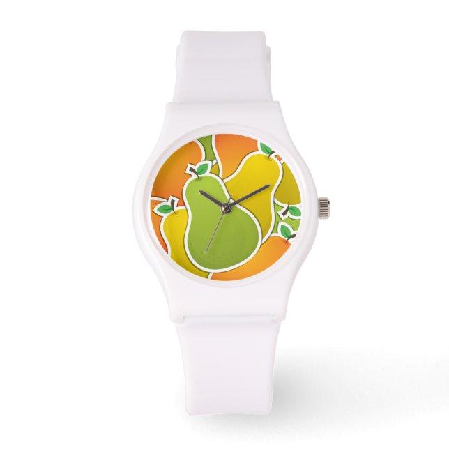 Funky Mixed Birne Armbanduhr (Vorderseite)