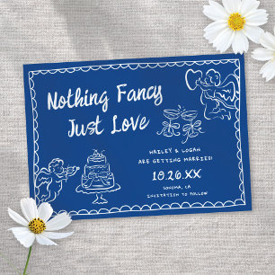 Funky Modern Nothing Extravagant HandGezeichnet Bl Save The Date
