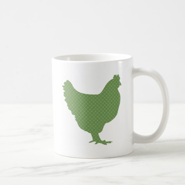 Funky modernes Huhn Tasse (Rechts)
