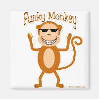 Funky Monkey-Magnet