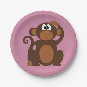 Funky Monkey Pappteller
