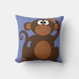 Funky Monkey Pillow Kissen