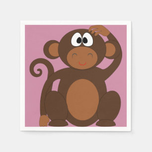 Funky Monkey Serviette