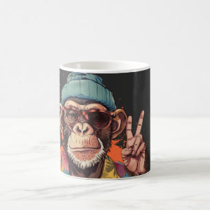 Funky Monkey Verwandlungstasse