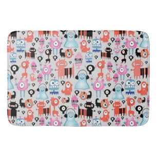 Funky Monsters Badematte