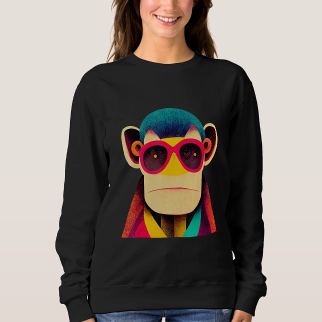 Funky Munky Slick Monkey Sweatshirt (Vorderseite)