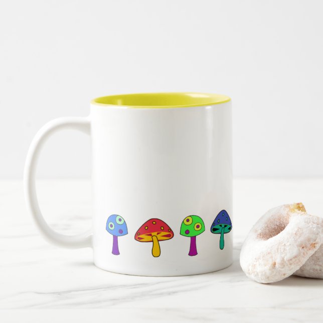 Funky Mushroom Tasse (Mit Donut)